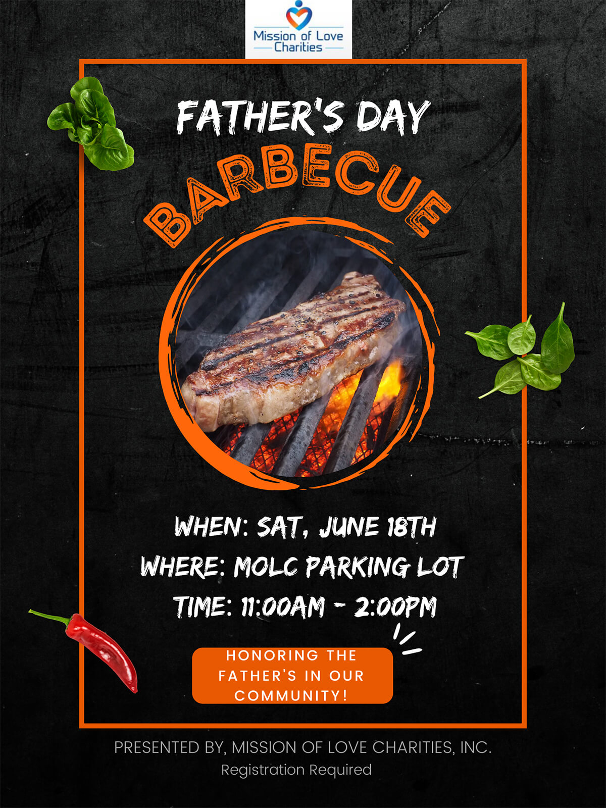 Father's Day Barbecue Flyer